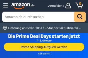 德国amazon 十月会员日开始了
