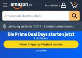 德国amazon 十月会员日开始了